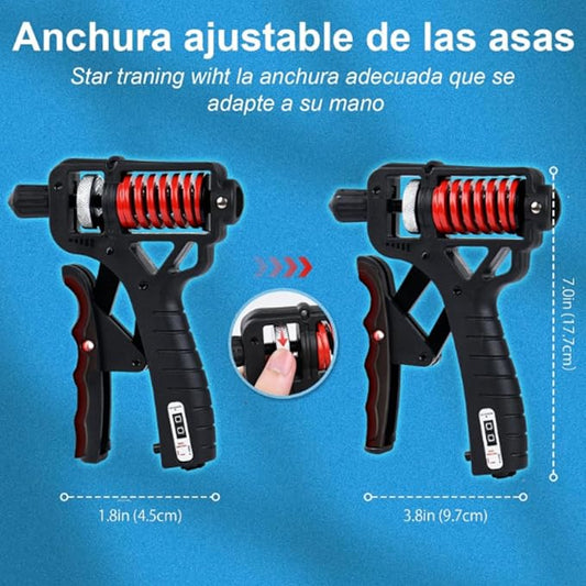 Grip strength trainer, grip strength enhancer, adjustable resistance 11-350 pounds (5-160 kilograms), forearm enhancer, can quickly strengthen the wrist, forearm and fingers, which is helpful for hand treatment and strength recovery