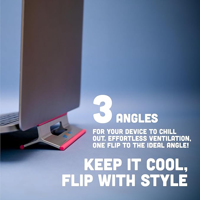 Steepy Adjustable Laptop Riser - 3 Height Computer Stand - Portable & Adjustable Laptop Stand for Desk