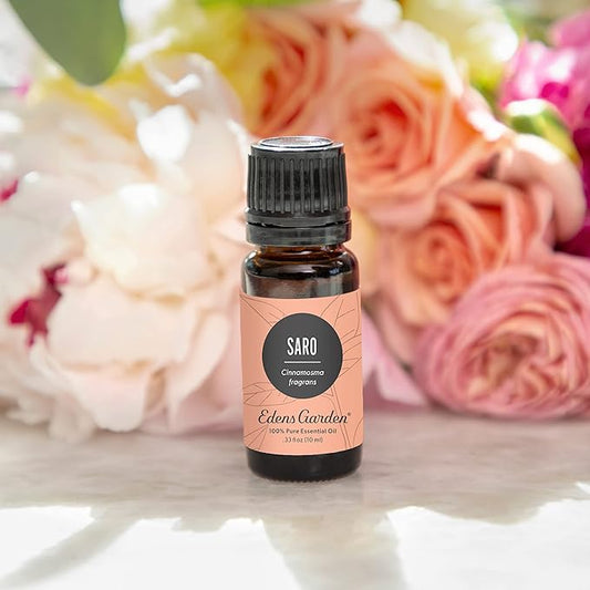 Edens Garden Saro Essential Oil- 100% Pure Premium Grade, Undiluted, Natural, Therapeutic, Aromatherapy, The Best for Diffuser, Candle, Hair, Humidifiers 10 ml (.33 fl oz)