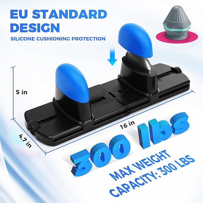 Hip Hook Release Tool Iliacus & Psoas Muscle Release Tool - No Limits Adjustable - Trigger Point Deep Tissue Massager Pro for QL, Lower Back, Hamstring, Glute