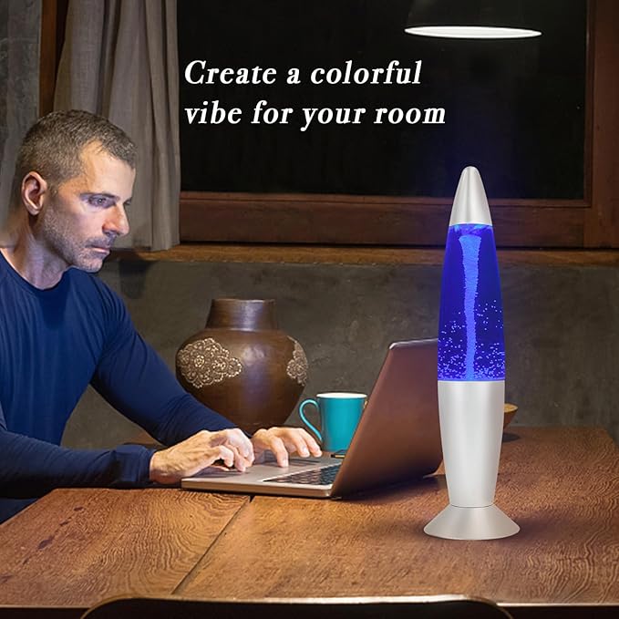 Tornado Glitter Lamp for Adults Kids Boys Girls Vortex Lights with 7 Multiple Colors Changing for Home Christmas Decoration Cool Mood Lights with USB Powered or 3AAA Battery