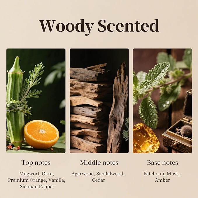 Woody Scent Reed Diffuser Oil Refill Aromatherapy Essential Fragrance Oils for Home,Spa & Office,500ml(16.9fl oz)
