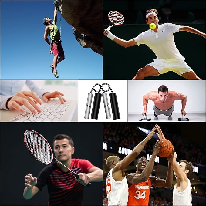 Grip Strength Trainer 6 Pack,100LB-350LB Hand Exerciser Gripper Forearm Finger Strengthener Non-Slip Suitable for Hand Rehabilitation Finger Strength Training, Muscle Building, Home Gym