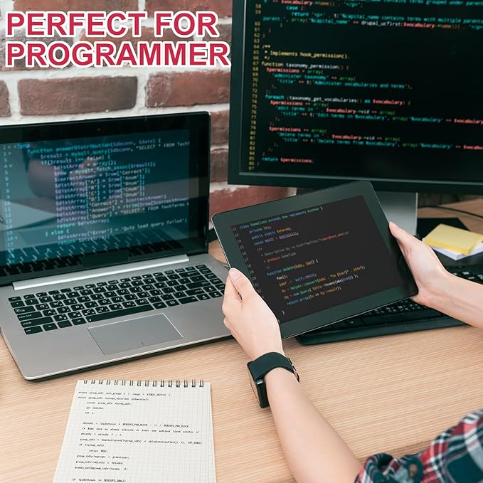 2 Pack Graph Paper Spiral Notepad A5 Top Wirebound Notepad Grid Notebook Steno Pads Memo Notebook Grid Paper 140 Pages for Writing Sketching Drawing Office Supplies (Red)