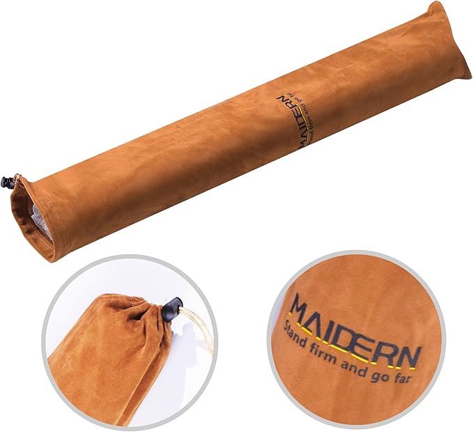 MAIDERN Cork & Leather Desk Mat, 63' x 23.6' Large XXL, Full Size Reversible Desk Pad Protector for Gaming & Home Office (Black)