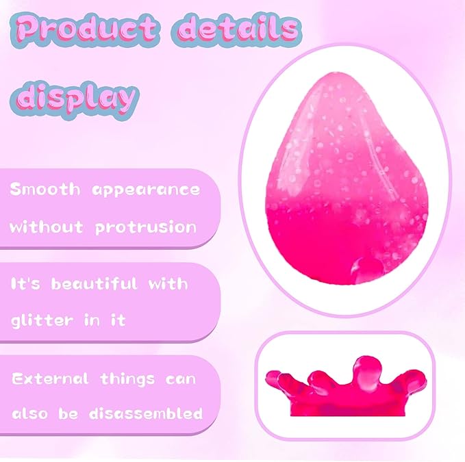 Dream Squishy Drop Stress Balls for Adults Fidget Toys Adults, Gel Filled Squishy Toys for Kids Stress Relief, Super Soft Toys to Ease Stress, Birthday, Christmas, Office, Stocking Stuffer Gift