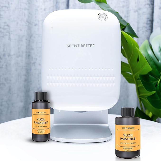 Scent Better Yuzu Paradise Aroma Essential Oil Blend: an Aromatherapy Blend of Yuzu, Citrus, and Bamboo for Ultrasonic Diffusers & Nebulizers (2 Fl Oz, 60 mL)