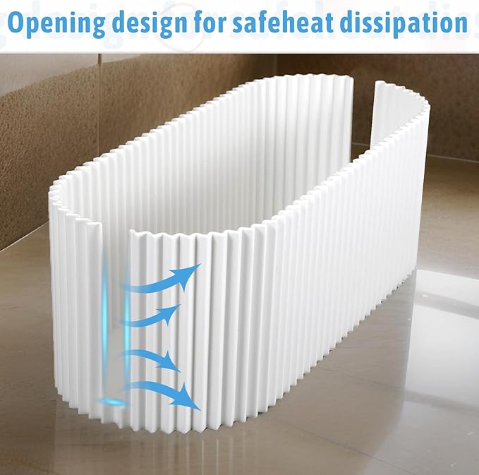 Cable Management Box Cord Hider Organizer Large Cable Organizer Box to Hide Power Strip & Under Desk, Cable Management Kit Wire Box for Power Strips, Surge Protectors, Chargers, Adapters Office Home