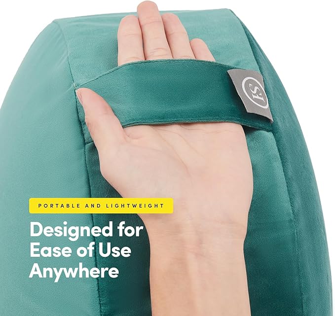 Meditation Cushion Bolster Pillow for Restorative Yoga โ Supportive Cushion for Meditation, Pilates, and Relaxation โ Filled with Buckwheat Hulls - Removable Cover