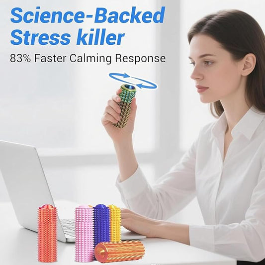 Little Ouchies Fidget Toy, Spike Roller Toy, Adults Pain stim Fidget Toy, Sensory Toy for Anxiety Relief Skin Picking, Press and Rotate Adults Spiky Sensory Toys, Portable ADHD Toys, Novelty Gifts