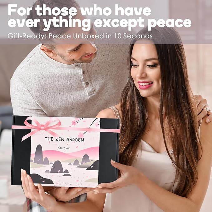 Zen Garden Kit for Desk 12x8in Premium Sand Tray Therapy Kit, Japanese Mini Zen Sand Garden Gift Set, 20 Accessories, Stress Relief Gifts, Meditation Home Office Desk Decor