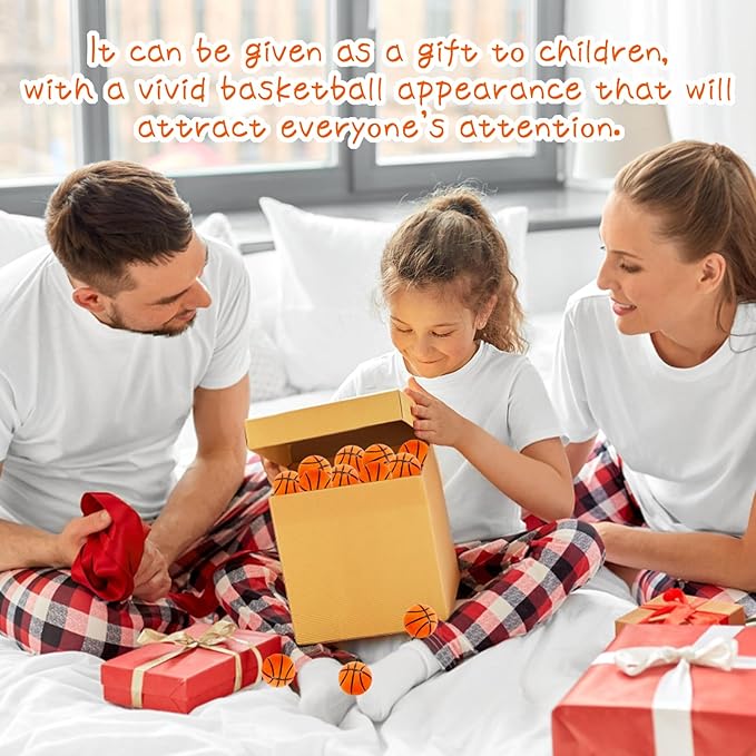 32 PCS Basketball Stress Balls,Small Soft Foam Squeeze Basketballs,Squeeze Anxiety Relief for Basketball Sports Game Kids,Basketball Party Decoration(1.6 inch)