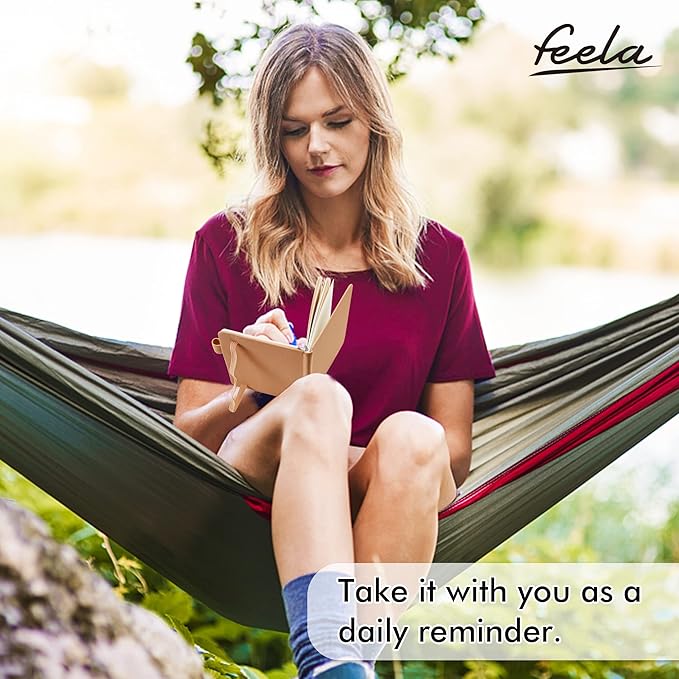 feela Pocket Notebook Journals, Mini Cute Small Hardcover College Ruled Notepad Office School Supplies, with 3 Black Pens, 3.5”x 5.5”, 3 Pack, A6, Vintage Colors