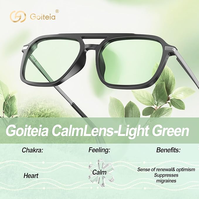 Goiteia Blue Light Glasses Men Women ā Retro 70s Gaming Glasses for Anti Eyestrain, Comfortable for All-Day Wear