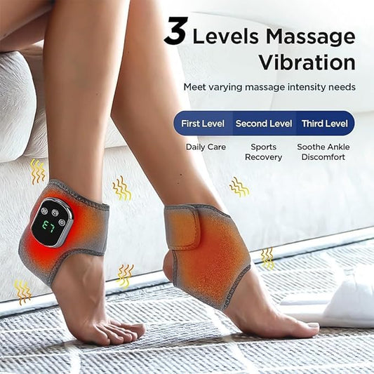 Rejuvacare Foot Massager, 2025 Upgrade Rejuvacare Foot Renew, Foot Renew Triple Method Massager for Neuropathy, 3-Speed Vibration & 5-Temperature Settings, for All Ages Ankle Massage (2PCS)