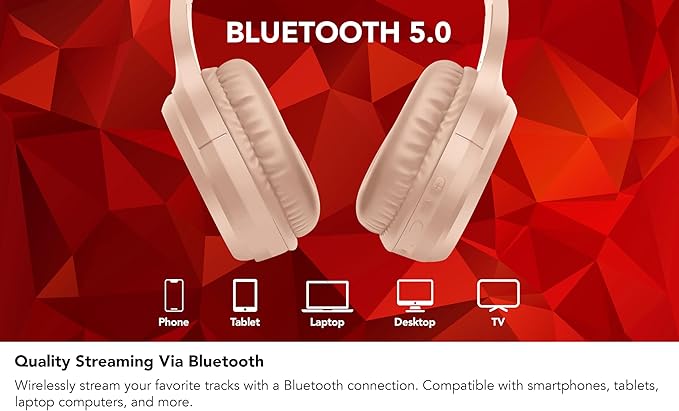 Fisher Active Noise Cancelling Headphones, Over Ear Wireless Bluetooth 5.3 w Microphone, Lightweight Comfortable Headset for Home Travel, 16H Playtime, Rechargeable, Hi-Res Sound Audio, Deep Bass