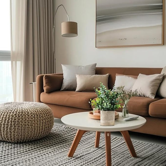 2 Pack Small Fake Plants Eucalyptus Potted Artificial Plants for Shelf Desk Home Bathroom Farmhouse Room Coffee Table Decor (Sage Green)