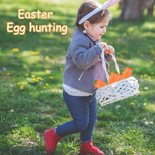 Anboor Carrot Squishies Toy,Stretchy Carrot Stress Ball Toy,Sensory Simulation Carrot Relief Stress Squeeze Fidget Toy for Kids and Adult Party Favors