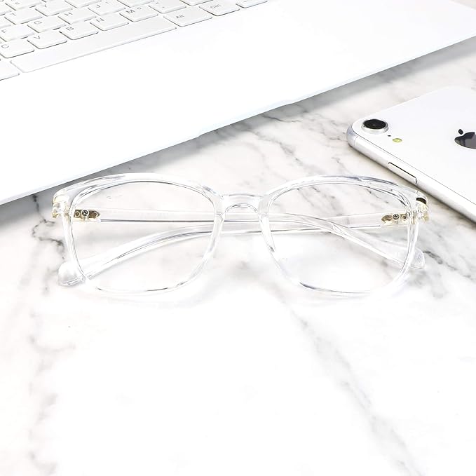 LifeArt Blue Light Blocking Glasses, Anti Eyestrain, Computer Reading Glasses,TV Glasses for Men and Women