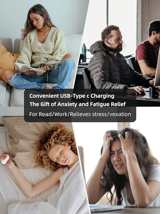 Release Microcurrent Fidget Toys, Handheld Stress Relief Toys for Adults | Help Relieve Anxiety, Stress, Tension | Kill Time | Focus | Anxiety Relief Items | ADHD Toys