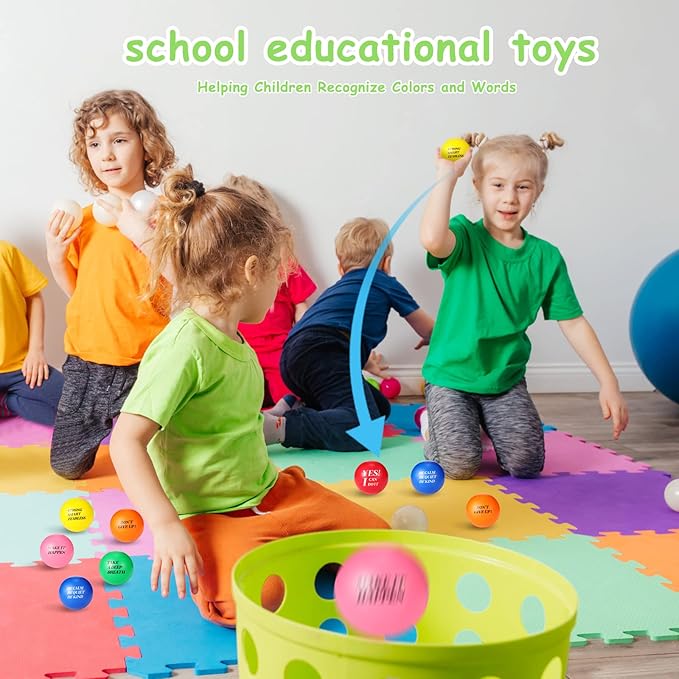 Jerify 72 Pcs Motivational Stress Balls Bulk Inspirational Stress Balls Colorful Foam for Adults Hand Exercise Small Therapy Fidget Relief Anxiety Toys for Coworkers Gifts Fidget