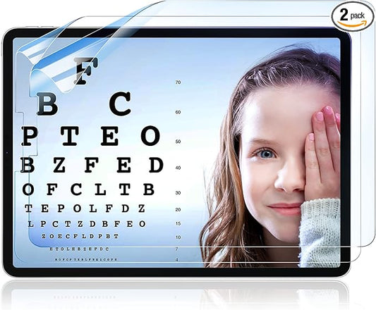 2pack Anti Blue Light Screen Protector Compatible with iPad Pro 12.9 Inch 2022/2021/2020/2018 (6th/5th/4th/3rd Generation), HD Clear Eye Protection Matte Anti Glare iPad 12.9 In Screen Film Cover