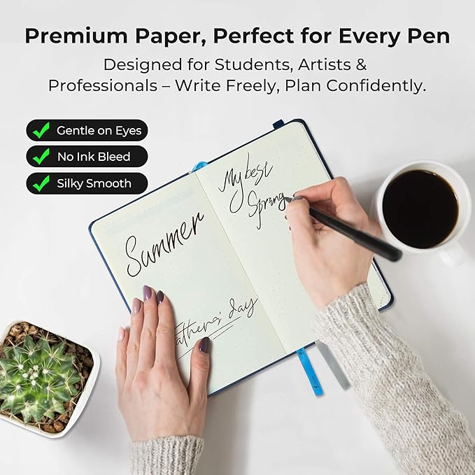 Weekly Monthly 2025-2026 Planner (July 25-Dec 26),6.5"x3.75",18 Months Agenda Plan with Month Tabs & Pocket,Expenses/Note Pages, Academic Calendar with Vegan Leather Cover,Blue