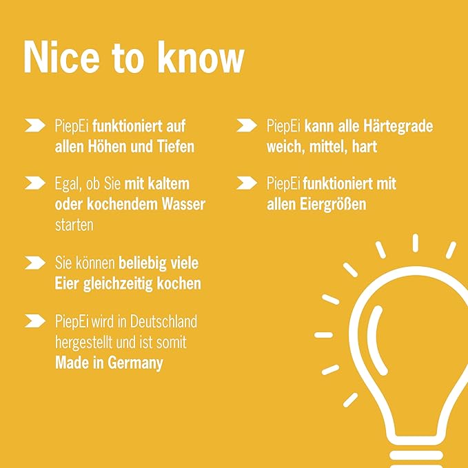 Hippo PiepEi - Singing Egg Timer for Cooking with - Egg Cooker for 3 Hardness Levels - Cute Hippo Gift - Funny Cooking Egg - Music Egg Timer - Brainstream, 5,1 x 4,5 cm