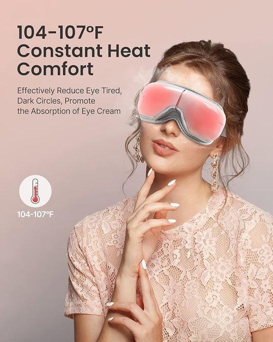 RENPHO Eyeris 1 Eye Massager with Heat, Birthday Gifts Eye Mask for Mom Dad Women Men Her Him, Smart Sleep Mask for Relax, Reduce Strain