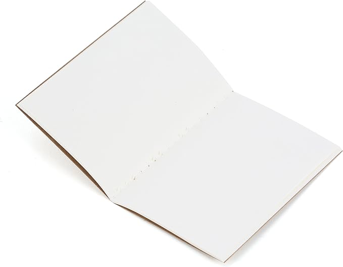 Wanderings Blank Passport Size Travelers Notebook Inserts | 3.5" x 5" / 9cm x 12.7cm | 80gsm Paper | 3 Hand-Stitched Booklets / 180 Pages |Travelers Notebook Refills for Journals, Diaries, Planners