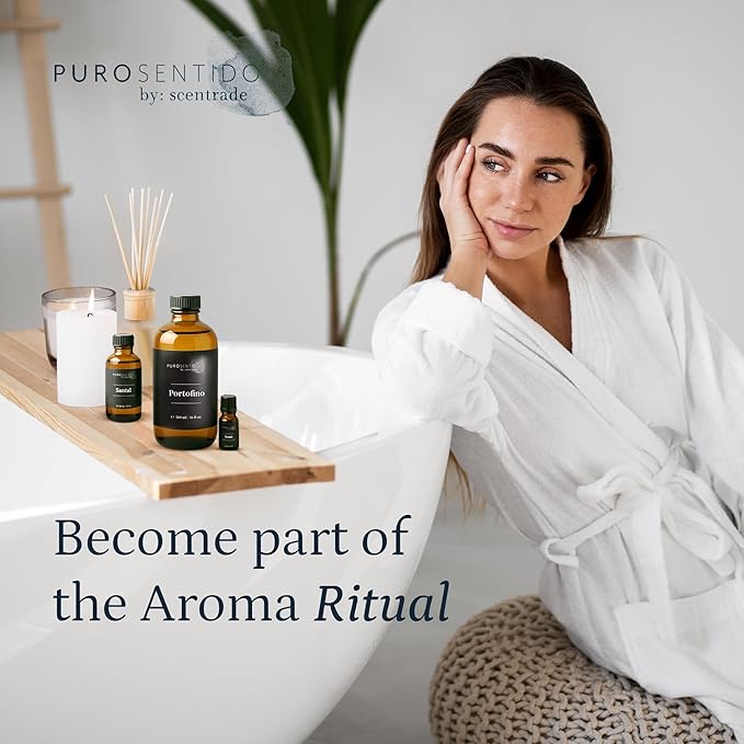 PuroSentido Paradise Tropical Aroma Oil (10 ml) - Luxury Essential & Fragrance Oil for Diffusers and Humidifiers, Creamy Coconut, Floral Notes & Soft Woods Home & Hotel Scent