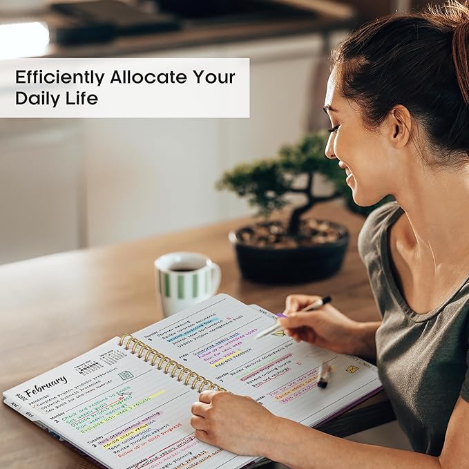 2026 Planner, Monthly and Weekly Calendar Planner for Women, January 2026 - December 2026, Hardcover Pretty 2026 Agenda Planner Book with Tabs, Spiral Bound, Perfect for School Office Home Supplies, 8.5" x 11" - Jungle