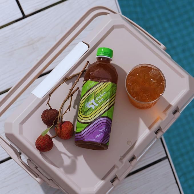 Shaken Lychee Oolong Tea – Real Leaf Brewed Iced Tea, Asian-Inspired Flavor, Non-GMO, 16.9 fl oz Bottles (Pack of 12)