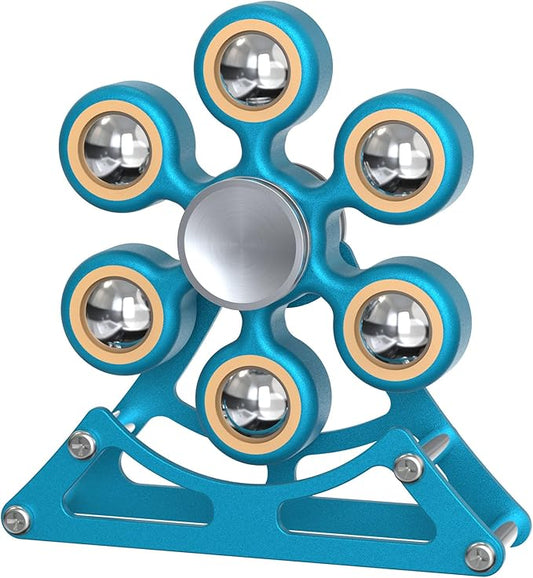 Desk-Fidget-Toys for Ferris-Wheels-Spinner: 4mins Metal Kinetic-Spinner Cool-Gadgets for Office Home School Christmas, EDC-Toy ADHD Tools Cool-Stuff Stress Relief Gift for Kid Children Teen Adult