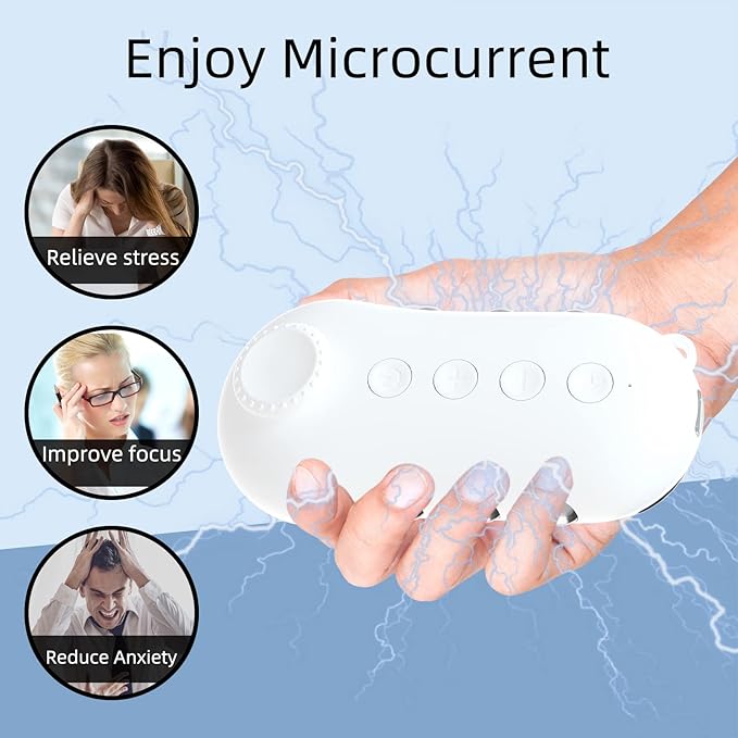 Release Microcurrent Fidget Toys, Handheld Stress Relief Toys for Adults | Help Relieve Anxiety, Stress, Tension | Kill Time | Focus | Anxiety Relief Items | ADHD Toys