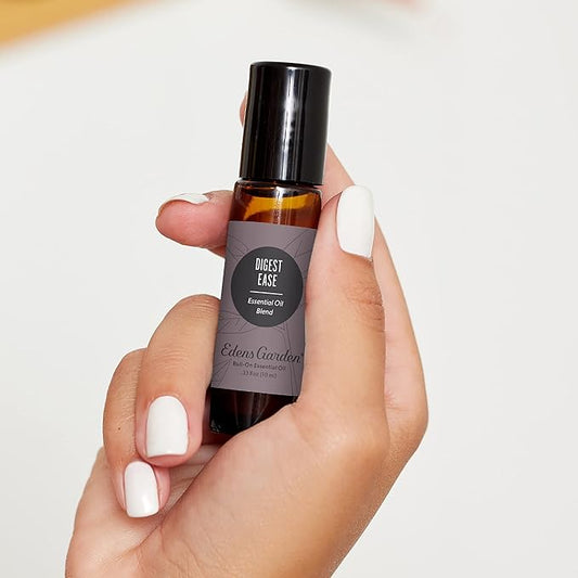 Edens Garden Digest Ease Essential Oil Roll-On Blend- 100% Pure Premium Grade, Natural, Therapeutic, Aromatherapy, Kid & Skin Safe, The Best for Comfort, Health Pre-Diluted 10 ml (.33 fl oz)