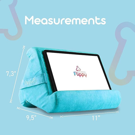 Flippy Tablet Pillow Stand - Cushion Tablet Stand & Holder, Bed Support for Lap and Desk, Compatible with Phone & Book Reading: Kindle, iPad Pro, iPhone & Samsung - I Wanna Go to Miami