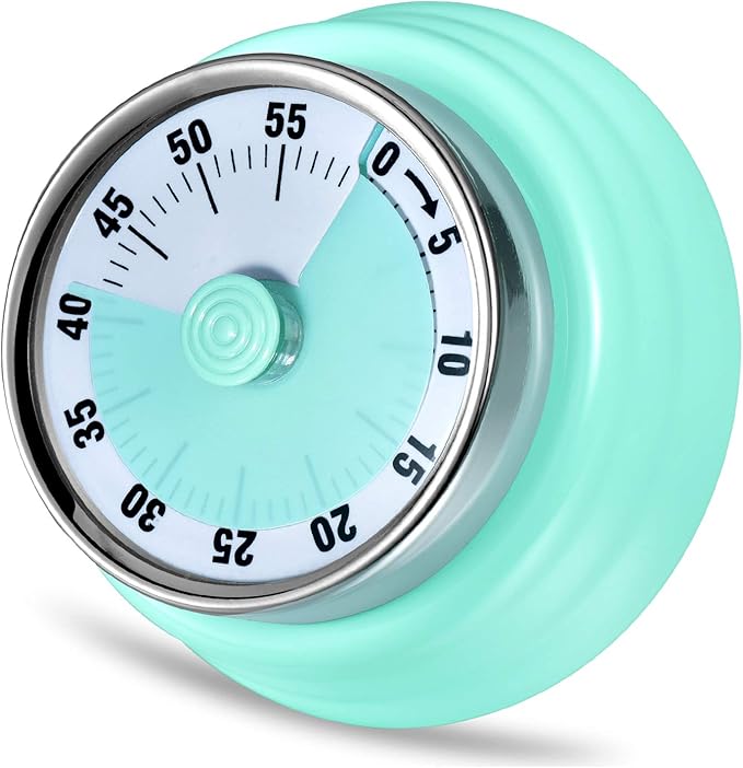 LAOPAO Kitchen Countdown Timer - Magnetic Mechanical Timer, No Battery Required