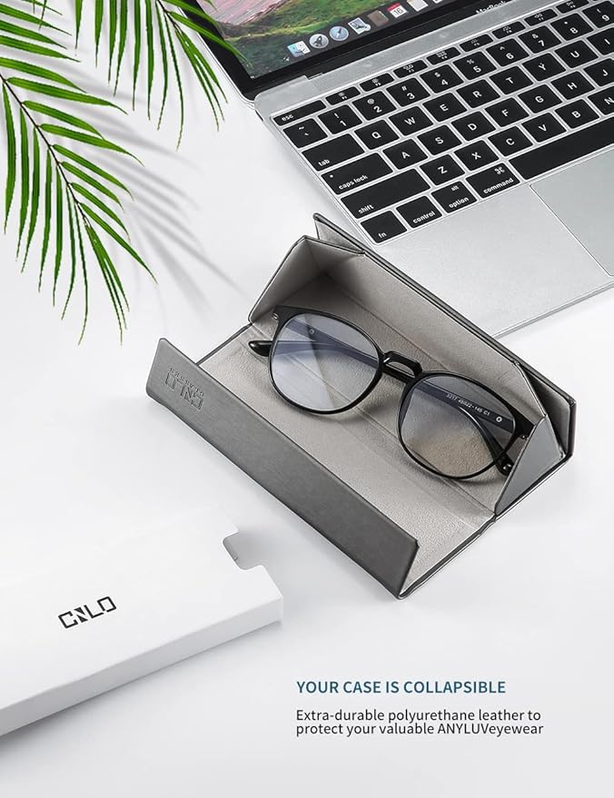 CNLO Blue Light Blocking Glasses,Computer Glasses,Anti Eyestrain, Lightweight Frame Eyeglasses Men/Women