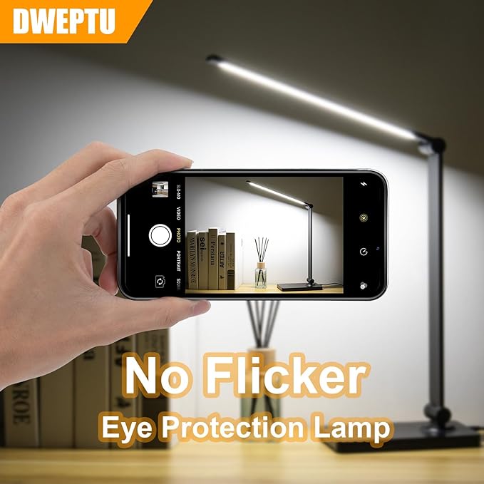 Desk Lamp LED Desk Lamps Eye-Caring Desk Lamps Lamps Dimmable Office Lamp with USB Port Touch Control for Home Office Student Dormitory (USB Plug-in Desk Lamp)