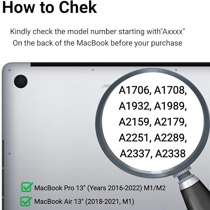 Strong Magnetic Privacy Screen Compatible with MacBook Pro 13 inch 2016-2022 M1,M2 Macbook Air 13 inch 2018-2021 M1 A1706 A1708 Upgraded Removable Screen Protector for Mac 13 Privacy Filter Anti Glare