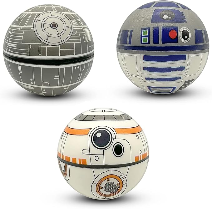 StarWar Stress Balls Set - Pop Fidget Toy for Kids and Adults, Relief Fidget, Anti Squeeze Use Play/Decor/Help Relieve Stress/Improve Concentation Focus