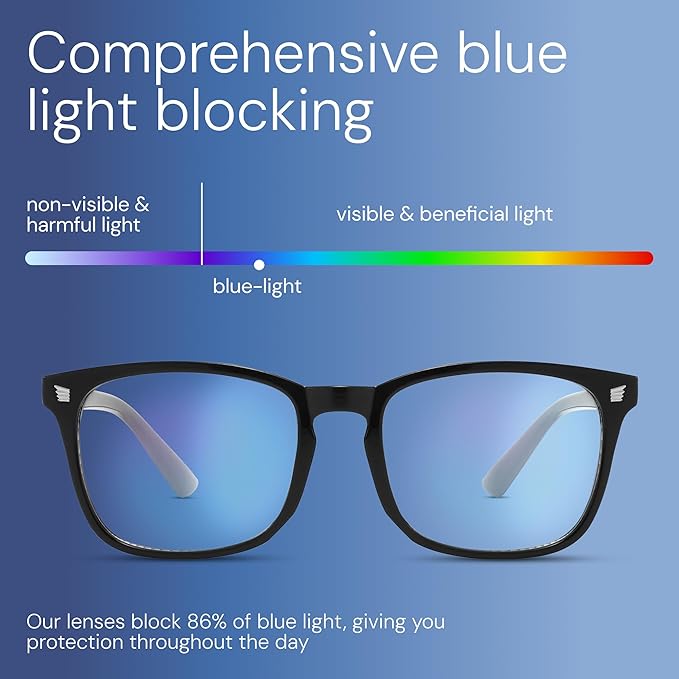DreamGaze 99.9% Blue Light Blocking Glasses for Better Sleep - Anti Blue Light Glasses Men - Premium Computer Gaming Glasses