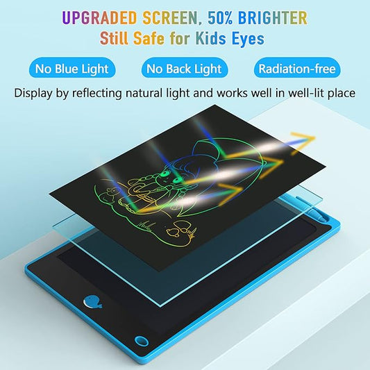 Hockvill LCD Writing Tablet for Kids 8.8 Inch, Toys for Girls Boys Drawing Pad for 3 4 5 6 7 Year Old Kids Toys, Children’s Day Gift Toddler Doodle Board Travel Essentials, Birthday Gift for Children