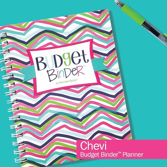 12-Month Budget Planner Bill Tracker Organizer w/Calendar & Pockets for Financial Management 354 Stickers | Budget Binder™