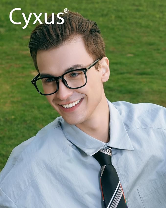 Cyxus Blue Light Glasses for Men Women Reduce Eye Strain UV Blocking for Computer Screen 8082