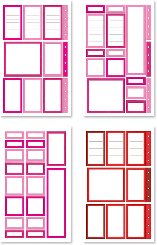 Rongrong Rainbow Planner Stickers Book for Planners, Calendars, Journals and Projects – Premium Quality Hand Drawn Transform Your Planning Into a Colorful Dream - Scrapbook Stickers – 27 Pages