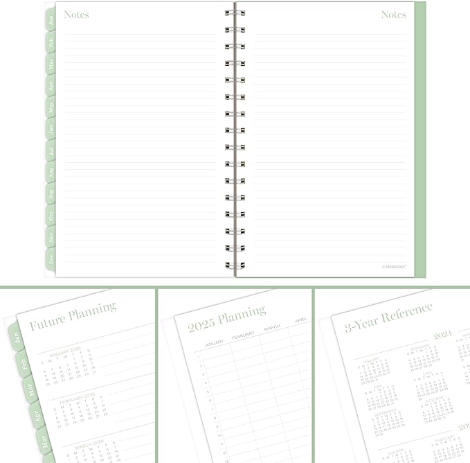 Cambridge 2025 Planner, Weekly & Monthly, 5-1/2" x 8-1/2", Small, Ombre (1731-200-25)