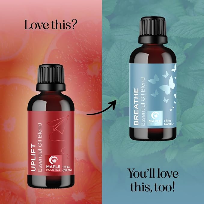 Uplift Aromatherapy Essential Oil Blend - Happy Essential Oil Blend with Calming Essential Oils for Diffusers for Home and Travel with Citrus Essential Oils and Pure Aromatherapy Oils for Diffusers