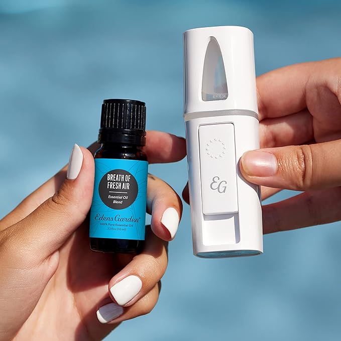 Edens Garden Breath of Fresh Air Essential Oil Blend- 100% Pure Premium Grade, Undiluted, Natural, Therapeutic, Aromatherapy, The Best for Diffusing, Skin, Humidifiers, Candle 10 ml (.33 fl oz)